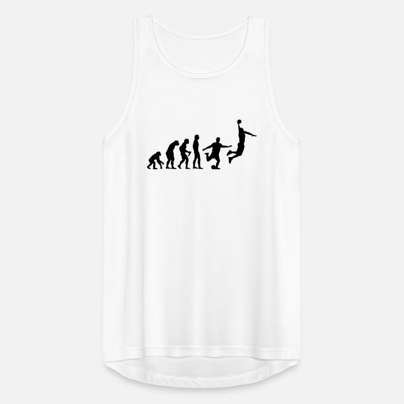 Evolution Basketball - Vom Affen zum Dunk Männer Tank Top atmungsaktiv