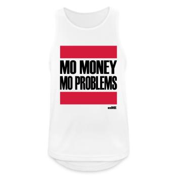 MORE MONEY MORE PROBLEMS - Men's Breathable Tank Top - white - Front - Nick (188cm)