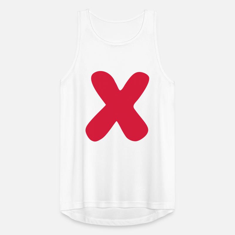 x Déclaration Croix Icône Débardeur respirant Homme