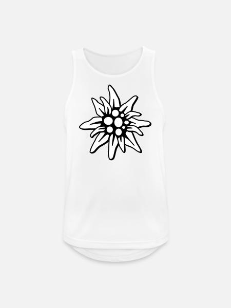 Edelweiss - Men's Breathable Tank Top - white
