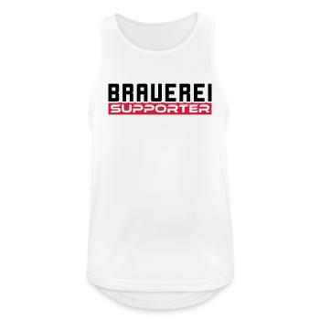 Beer Brewery Supporter #Malle Pub - Men's Breathable Tank Top - white - Front - Nick (188cm)
