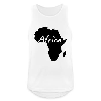 Afrique continent Safari Roots of Reggae Music wild - Débardeur respirant Homme - blanc - Devant - Nick (188cm)