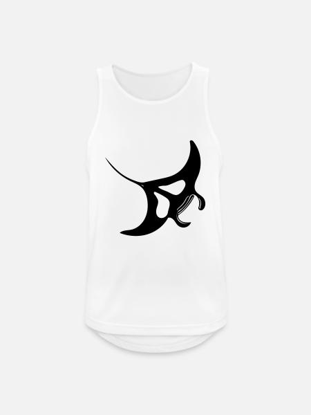 Manta Rochen Vector - Débardeur respirant Homme - blanc