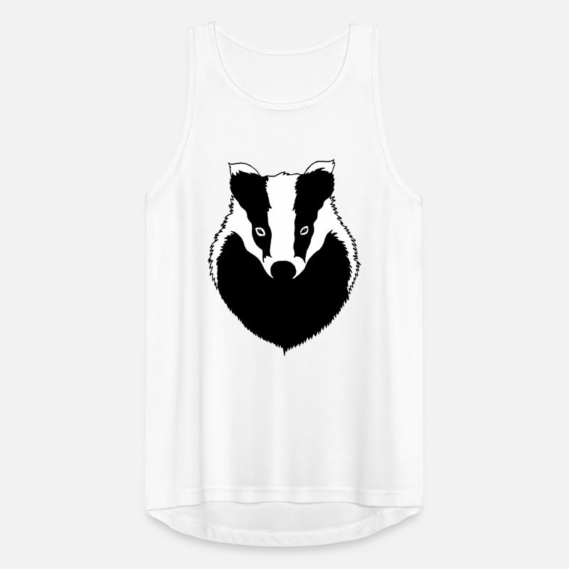 Dachs Kopf Männer Tank Top atmungsaktiv