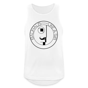 Bauhaus - Like A Sir - Männer Tank Top atmungsaktiv - Weiß - Vorne - Nick (188cm)