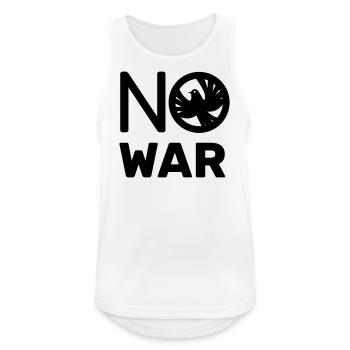 No War- No War - Men's Breathable Tank Top - white - Front - Nick (188cm)