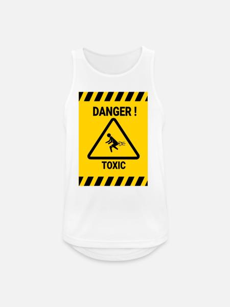 Danger toxic - Men's Breathable Tank Top - white