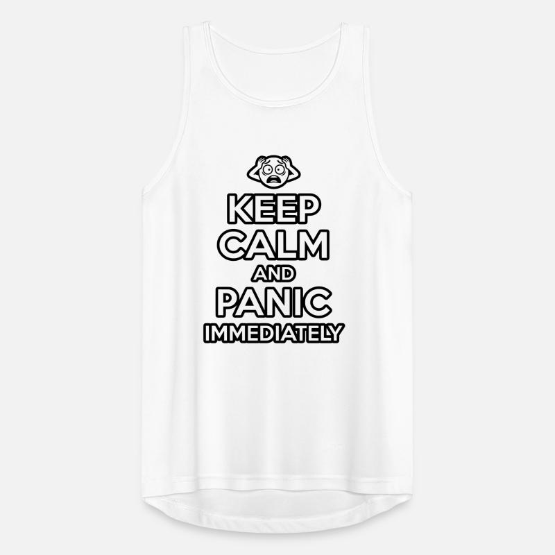 Panic Immediately - Funny Sarcastic Meme Men's Breathable Tank Top