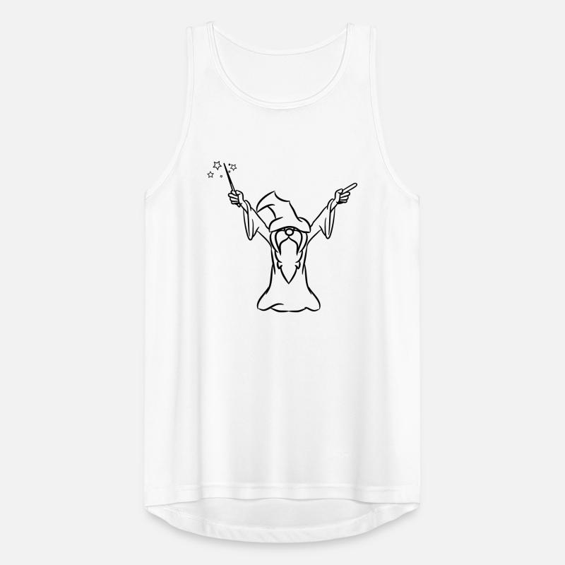 Wizard Magic Hat magic wand Men's Breathable Tank Top