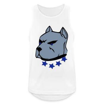 pit bull - Men's Breathable Tank Top - white - Front - Nick (188cm)