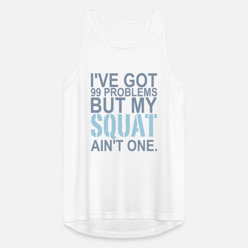 99 Problems, Training, , No Pain, Squat Männer Tank Top atmungsaktiv
