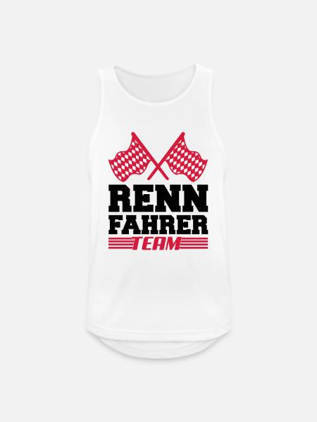 Racer Team02 - Men's Breathable Tank Top - white