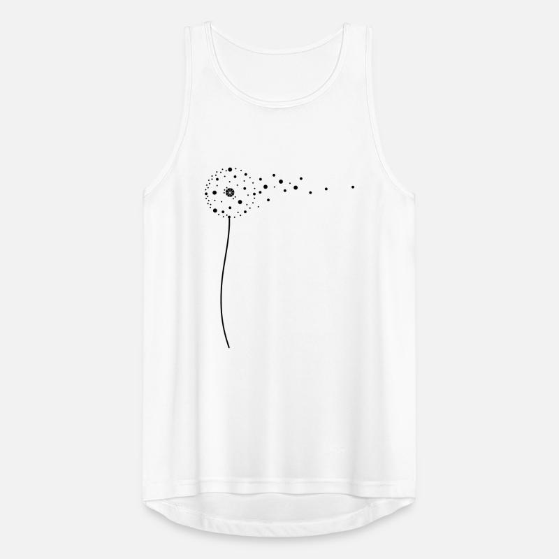 Stylized dandelion Men's Breathable Tank Top