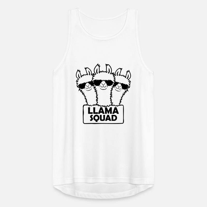 Conception d’équipe Llama Squad Débardeur respirant Homme