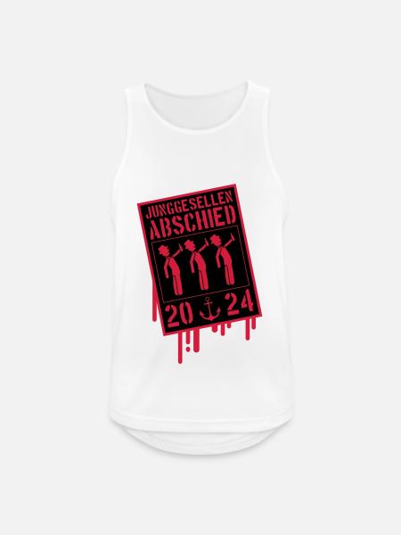 Bachelor party 2024 - Men's Breathable Tank Top - white