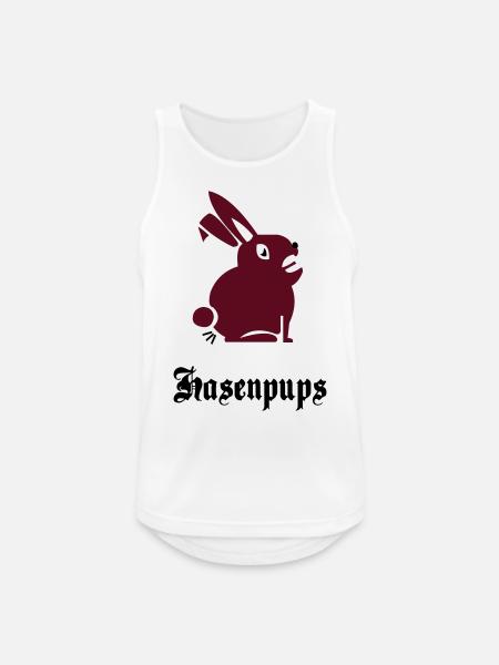 Hasenpups - Men's Breathable Tank Top - white