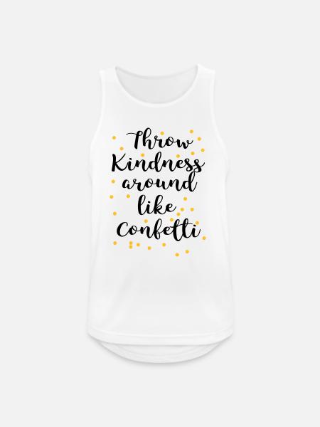 friendly - Men's Breathable Tank Top - white