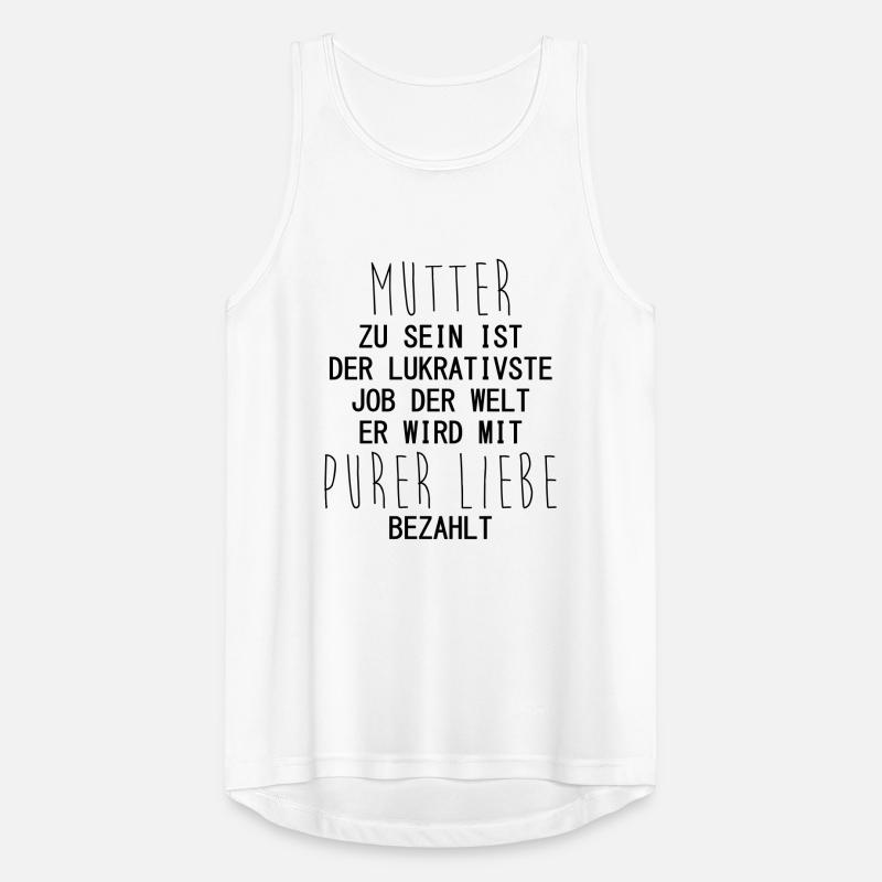 Mutter Spruch Mama Liebe Kinder Baby Männer Tank Top atmungsaktiv