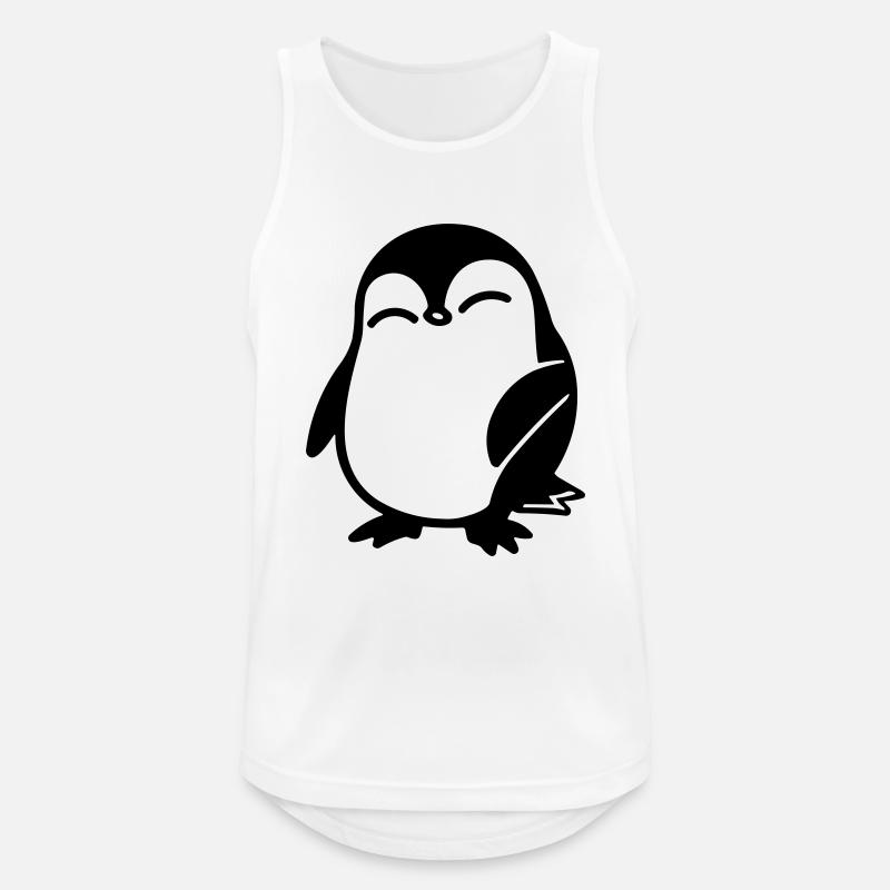 Penguin - Men's Breathable Tank Top - white