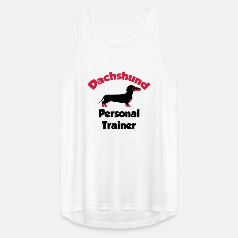 Dachshund - Personal Trainer Men's Breathable Tank Top