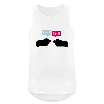Guinea Pig Argument - Men's Breathable Tank Top - white - Front - Nick (188cm)