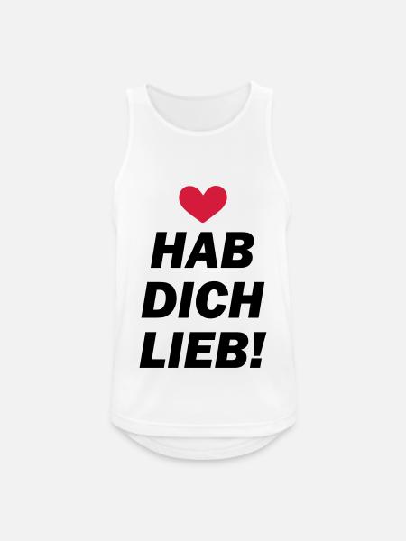 Love you love - Men's Breathable Tank Top - white