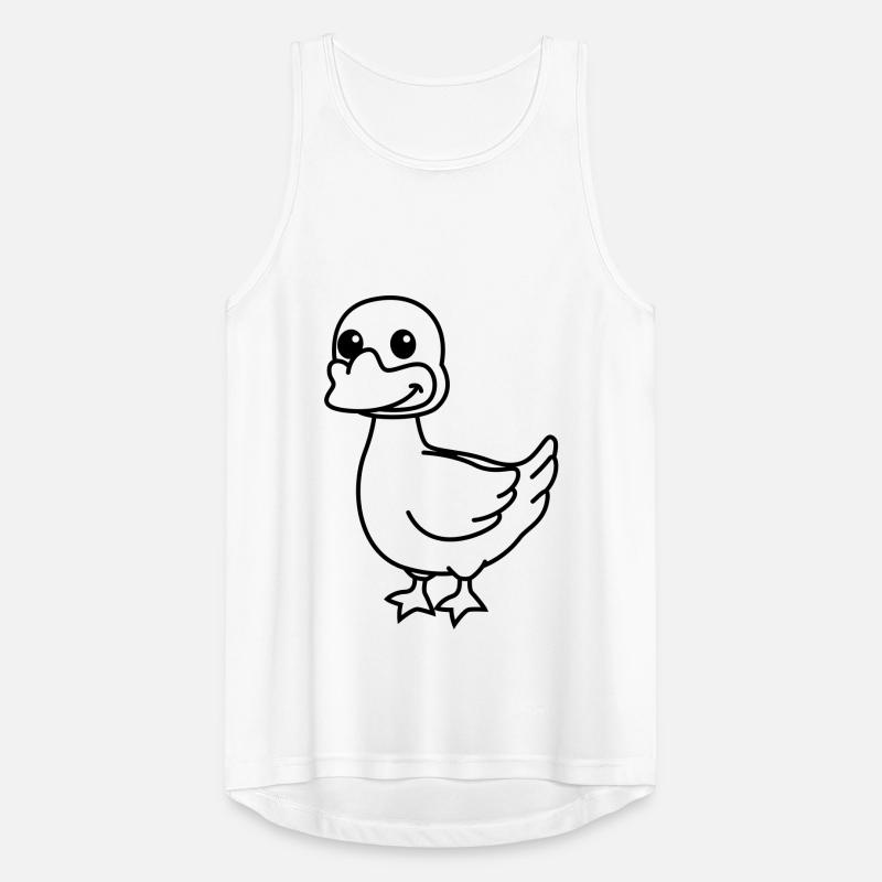 Gans Comic Tier Männer Tank Top atmungsaktiv