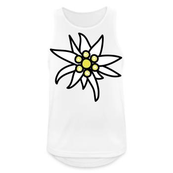 Edelweiss - Men's Breathable Tank Top - white - Front - Nick (188cm)