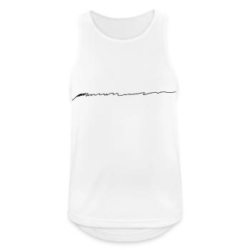 Line Line Drawing Sketch - Men's Breathable Tank Top - white - Front - Nick (188cm)