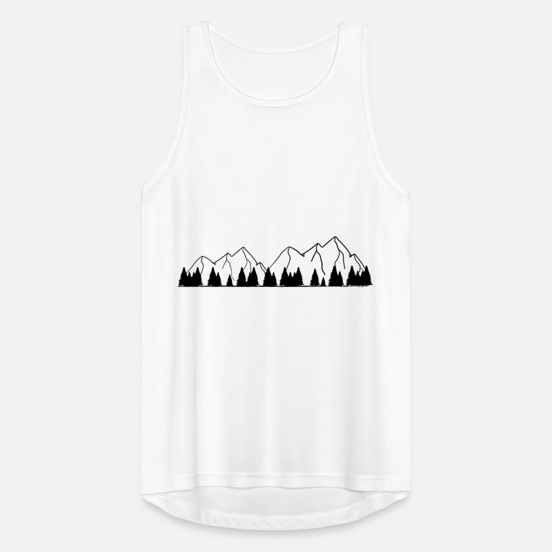 Berglandschaft Berg Berge Landschaft Männer Tank Top atmungsaktiv