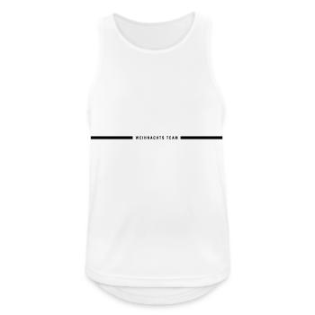 Christmas Team Line - Men's Breathable Tank Top - white - Front - Nick (188cm)