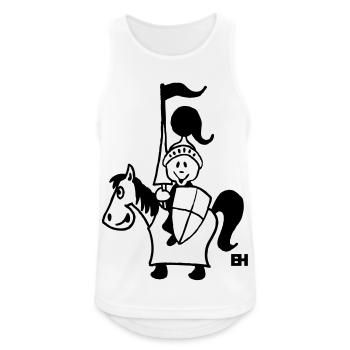 Knight - Men's Breathable Tank Top - white - Front - Nick (188cm)