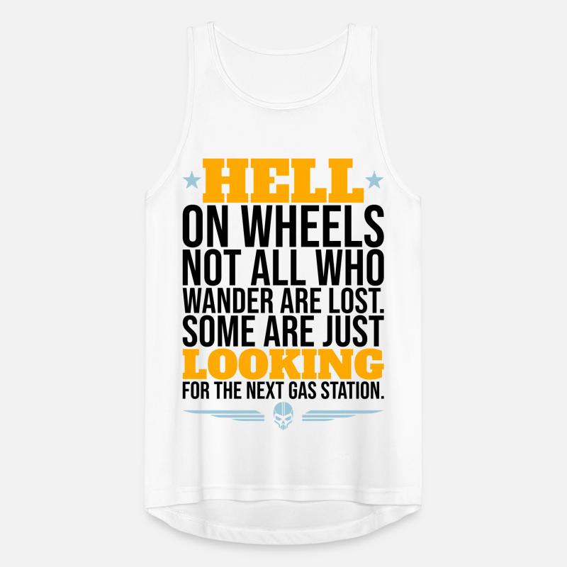 Hell On Wheels – Gas Station Biker Männer Tank Top atmungsaktiv