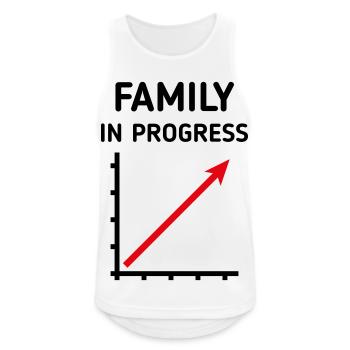 Family In Progress (Pregnant / Parents / 2C) - Men's Breathable Tank Top - white - Front - Nick (188cm)