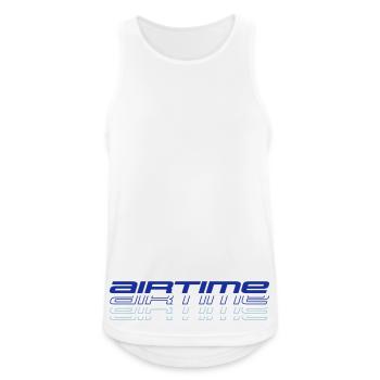 airtime shaddows shape on light - Männer Tank Top atmungsaktiv - Weiß - Vorne - Nick (188cm)