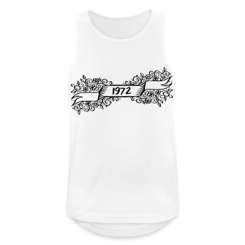 1972 Birthday present - Men's Breathable Tank Top - white - Front - Nick (188cm)