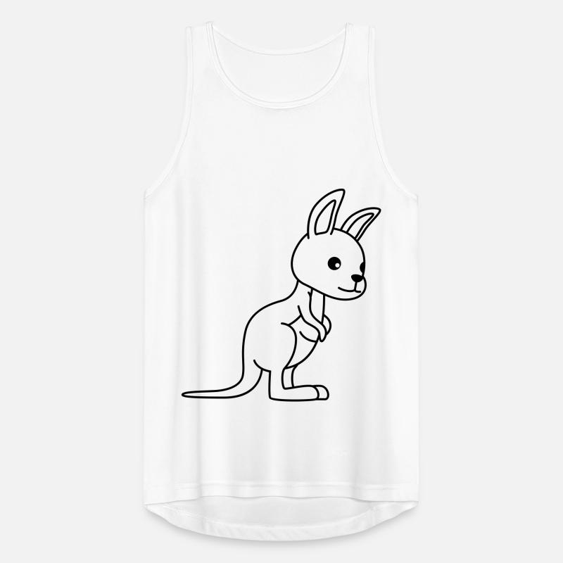 Kangaroo Comic Männer Tank Top atmungsaktiv