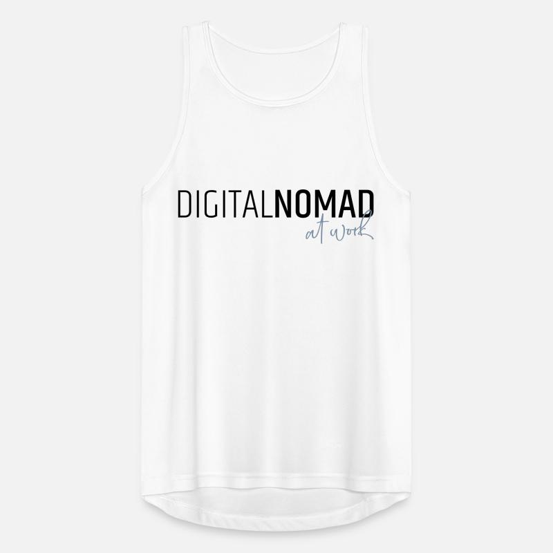 Digitalnomad at work Männer Tank Top atmungsaktiv