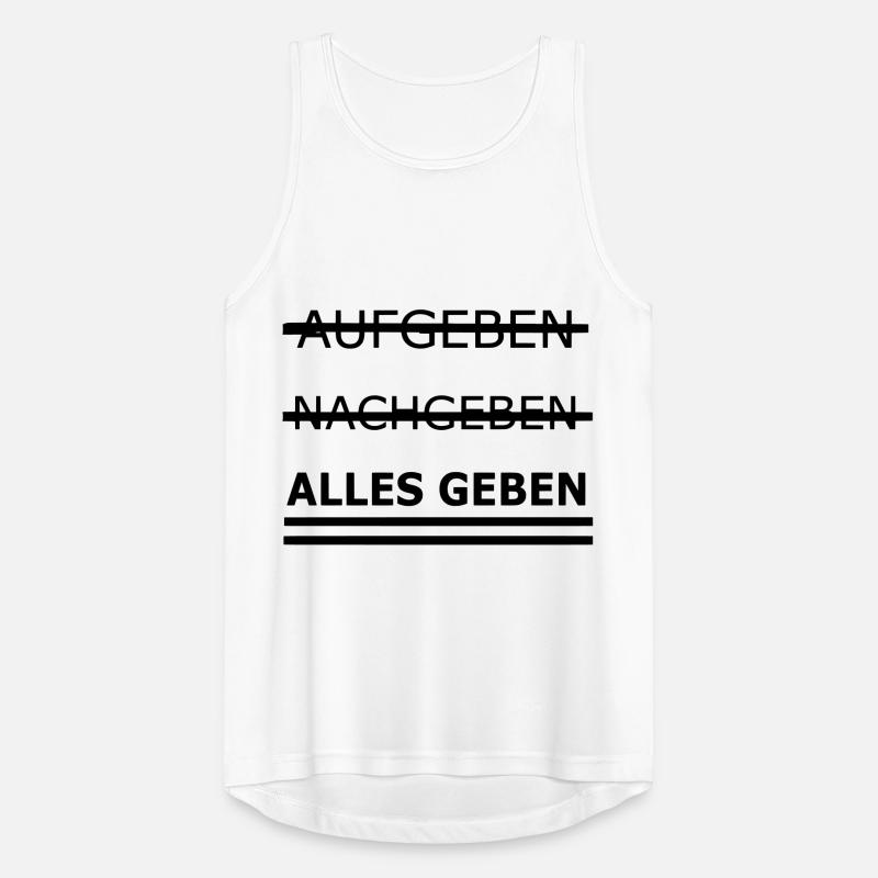 Alles geben Männer Tank Top atmungsaktiv