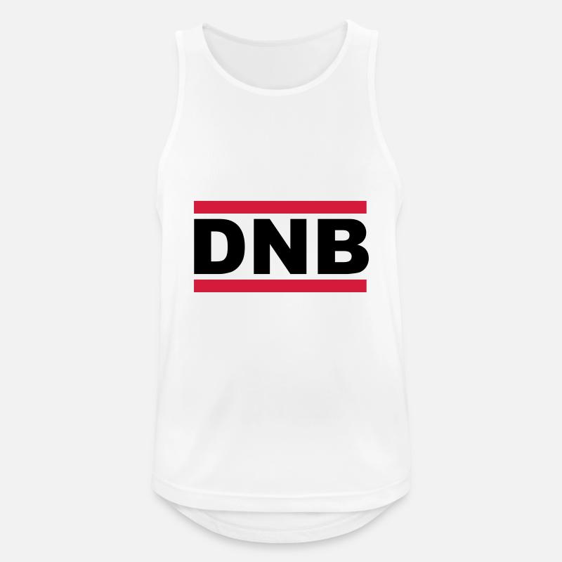 dnb_black and withe - Männer Tank Top atmungsaktiv - undefined