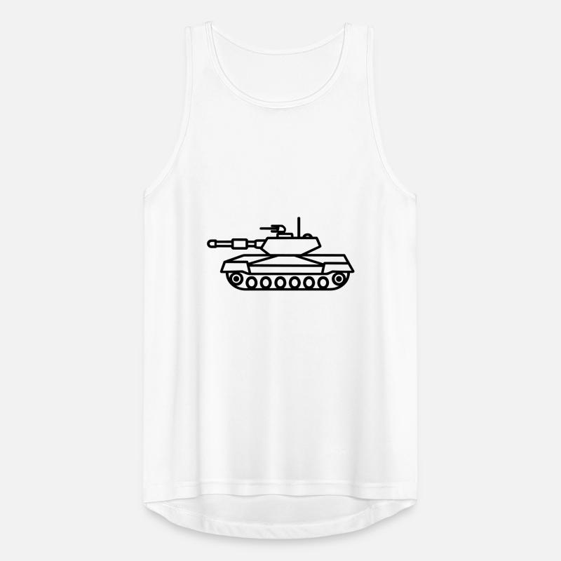 Panzer Männer Tank Top atmungsaktiv