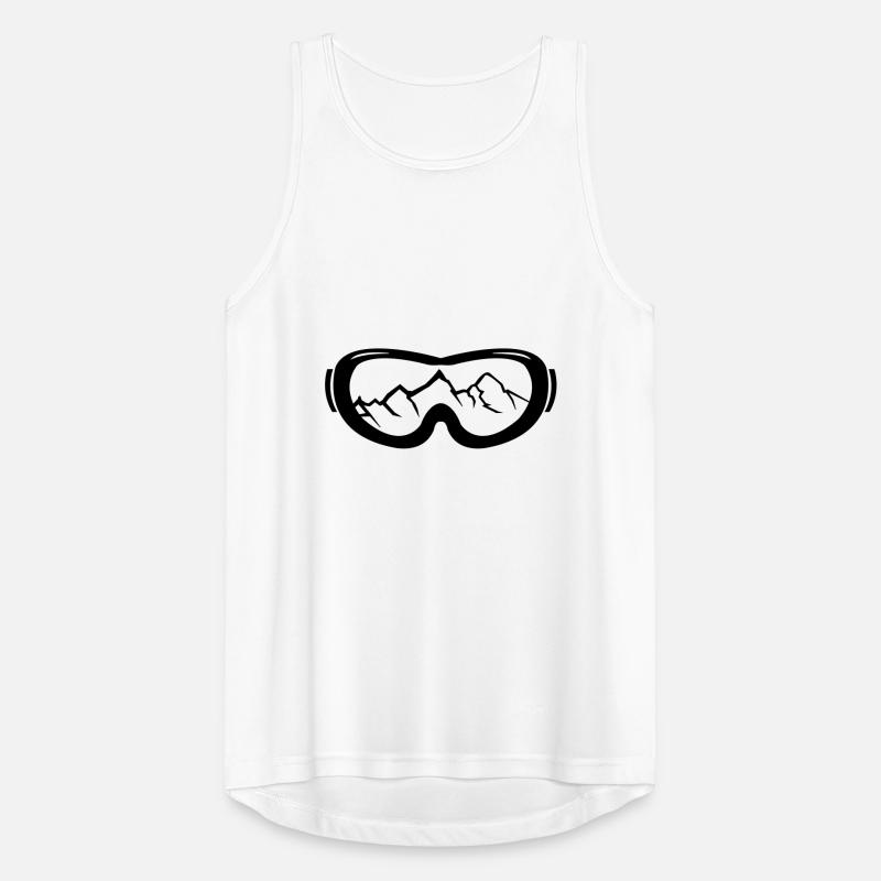 skibrille berge Männer Tank Top atmungsaktiv