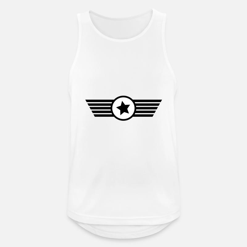 Wappen - Men's Breathable Tank Top - white