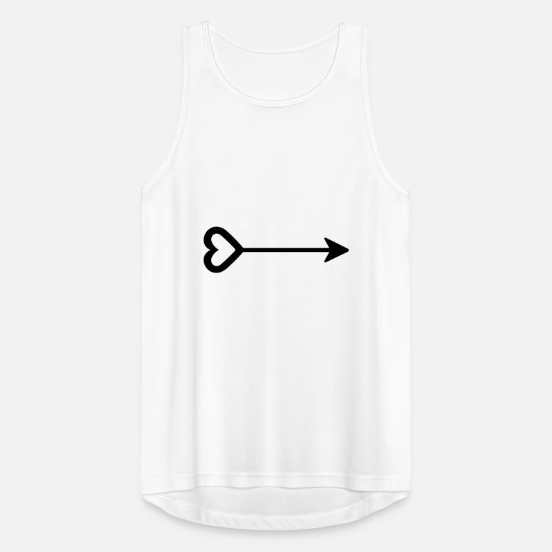 Herz-Pfeil Männer Tank Top atmungsaktiv