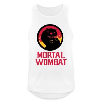 Mortal Wombat - Débardeur respirant Homme - blanc - Devant - Nick (188cm)