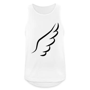 angel wings - Men's Breathable Tank Top - white - Front - Nick (188cm)