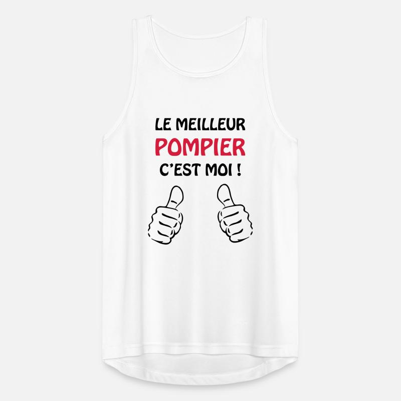 Pompier / Feu / Sécurité / Pompière / Urgences Débardeur respirant Homme