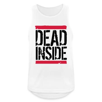 Innerlich Tot Logo - Männer Tank Top atmungsaktiv - Weiß - Vorne - Nick (188cm)