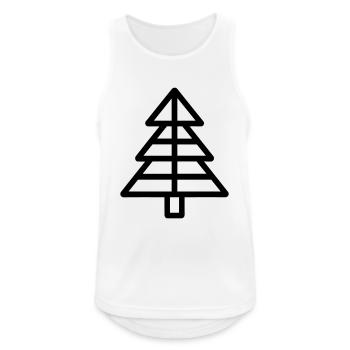 Christmas tree - Men's Breathable Tank Top - white - Front - Nick (188cm)