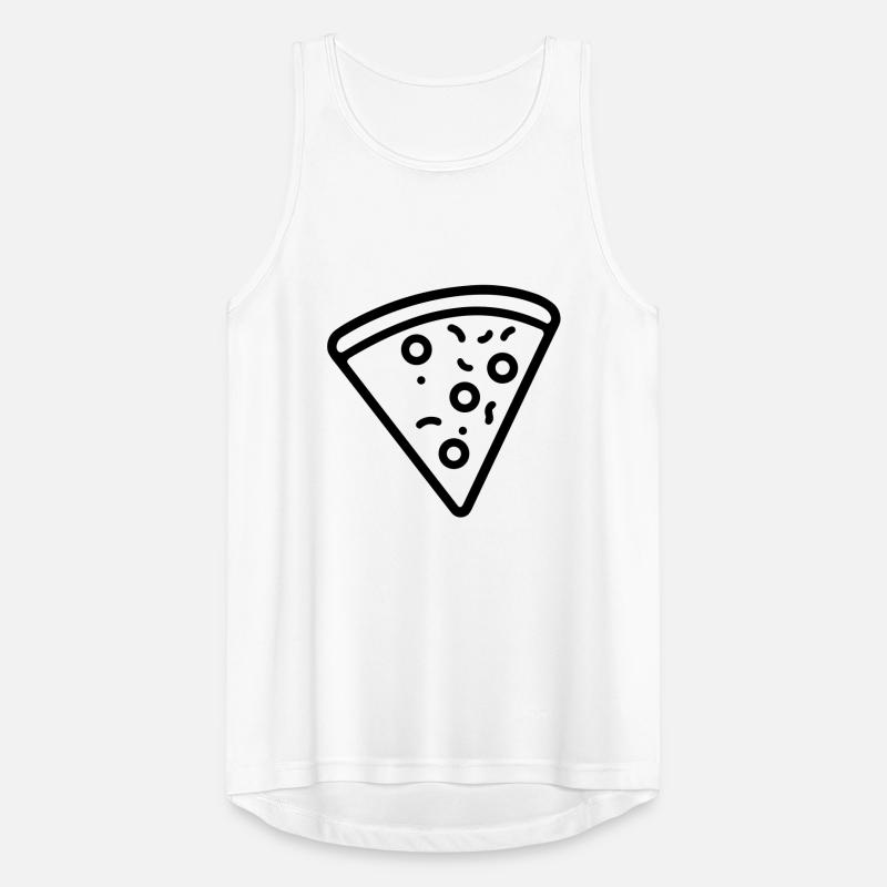 part de pizza Débardeur respirant Homme